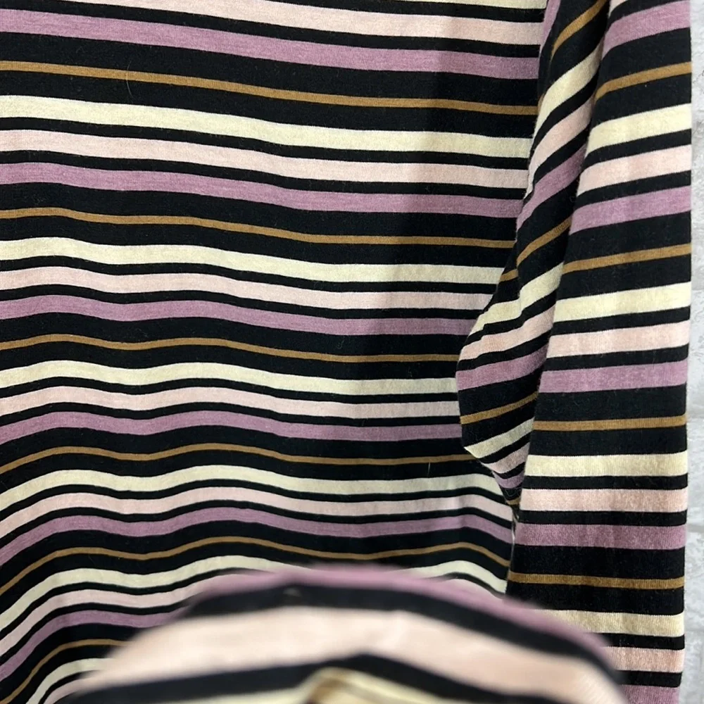 Ava & Viv stripe long sleeve top size 1X - Picture 9 of 11
